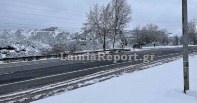 بدء تساقط الثلوج في لمياء في الساعة 7:00 من صباح يوم السبت