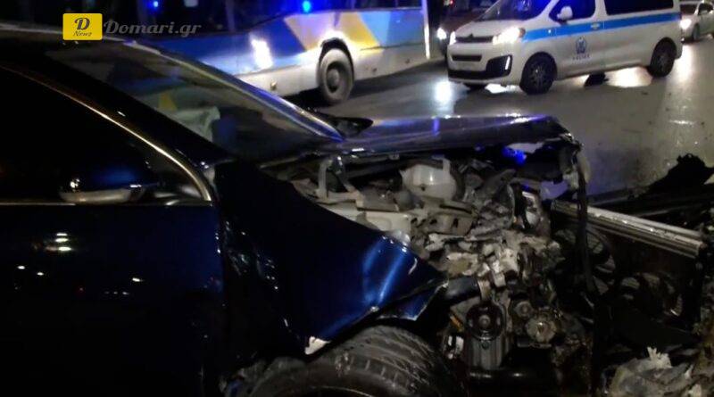 حادث سيارة في شارع ميسوجيون – فيديو
