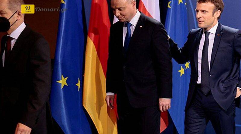 الاتحاد الأوروبي: تعهدت فرنسا وألمانيا وبولندا بدعم احتمال انضمام أوكرانيا