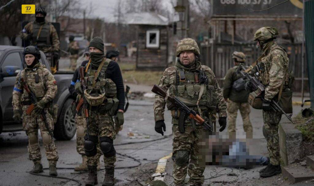 أوكرانيا: تراجع الروس والشوارع في بوسا مليئة بالجثث صور صادمة