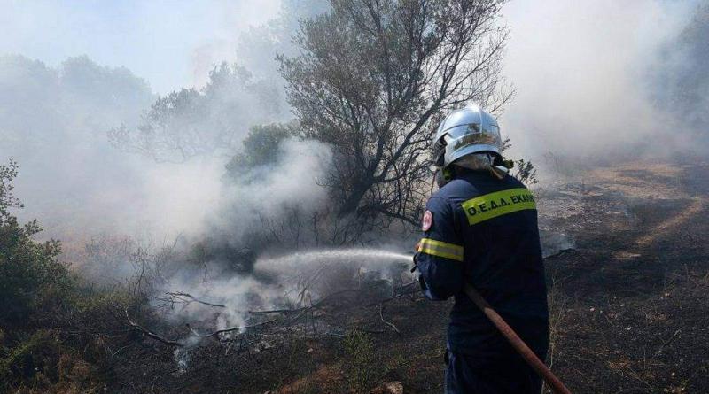 الحماية المدنية في اليونان تحذر من “مخاطر عالية ” من اندلاع حرائق غداً في المناطق التالية