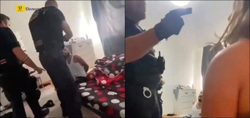 فيديو لضابط ألماني يضرب أباً عربياً ويُهين زوجته أمام طفلهما