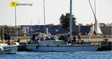 إيغومنيتسا إنقاذ 56 مهاجراً بينهم 8 أطفال قبالة كيفالونيا