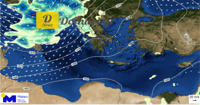 اليونان.. هطول أمطار غزيرة وعواصف ورياح شديدة القوة