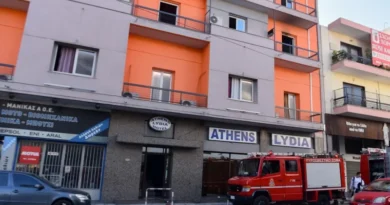 اندلاع حريق في فندق أثينا ليديا يؤدي إلى وفاة شخص وإنقاذ آخرين