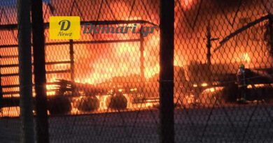 حريق يلتهم أربع شاحنات في ميناء سالونيك