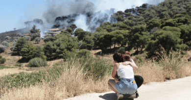 حريق هائل في كيراتيا يسفر عن عمليات إنقاذ وإخلاء واسعة (فيديو وصور)