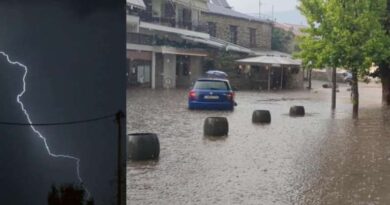 تدهور مفاجئ للأحوال الجوية في اليونان: عواصف رعدية شديدة وتساقط البرد حبات البرد