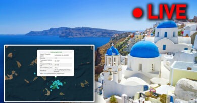 هزات أرضية متتالية في سانتوريني تستنفر السلطات وفرق الإنقاذ