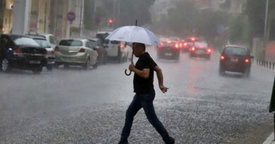 موجة أمطار غزيرة تضرب اليونان حتى مطلع الأسبوع المقبل