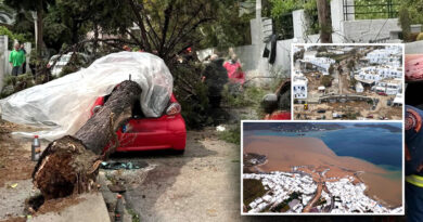 إعصار يجتاح رودس ويتسبب بأضرار جسيمة.. وباروس تغرق في السيول!